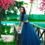 Bhanu Sri Mehra Instagram - Beauty attracts the eye but personality captures the heart ❤ 💙 Outfit by:@divya_varun_offical 📸:@sravanphotographyofficial #bluelove #beauty #southindianactress #tollywoodactress #bhanusree🔥❤️