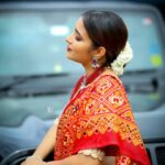 Bhanu Sri Mehra Instagram - ❤️ #redlove #halfsaree #zeetelugubonalu #instagood #instamood #bhanusree🔥❤️ #hybridpilla