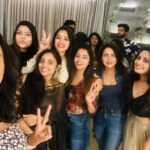 Bhanu Sri Mehra Instagram - Happy souls 💛 About last nyt @nandini.rai @navya_swamy @challa.reddy #diwali #party #enjoyed #somuchfun #bhanusree🔥❤️
