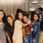 Bhanu Sri Mehra Instagram - Happy souls 💛 About last nyt @nandini.rai @navya_swamy @challa.reddy #diwali #party #enjoyed #somuchfun #bhanusree🔥❤️