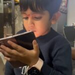 Bhanu Sri Mehra Instagram - Lill boy singing song 🎶 sis son #Nihalreddy ❤