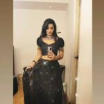 Bhanu Sri Mehra Instagram - Dhigu dhigu dhigunada song performances tmrw on @starmaa Pandage Pandaga marchipokandi 😉 Outfit:@churpstrend #dhigudhigunaaga #song #performance #starmaa