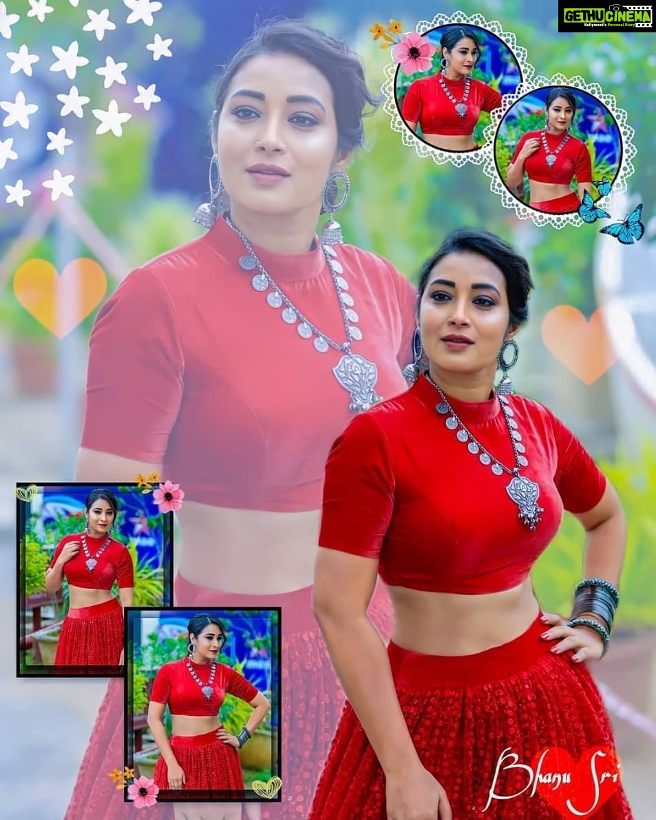 Bhanu Sri Mehra Instagram - Nice edit 👌 Credits mottam na fans ki ❤