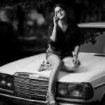Bhanu Sri Mehra Instagram - 🖤🤍 . .#sunday #wibes #freshfeels #happymood #bhanusree🔥❤️ #hybridpilla #actorslife