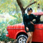 Bhanu Sri Mehra Instagram - Every next level of your life will demand a different version of you 🌿 . @they_call_me_keshu @maskmakeupartist @vintage_vanam . . . #actorslife #southindianactress #bhanusree #tollywoodactress #telugupilla #bhanusree🔥❤️ #bhanuhybridpilla