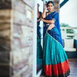 Bhanu Sri Mehra Instagram - 🦚 . . . #halfsaree #love #actor #telugupilla #biggboss2 #anchor #bhanusree🔥❤️ #bhanuhybridpilla #tollywoodactress #southindianactress #bhanusree