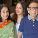 Bipasha Basu Instagram - Golden Couple ❤️Happy anniversary Ma & Papa❤️Love you ❤️