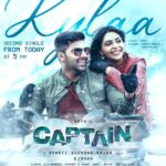 D. Imman Instagram - After the massive #Ninaivugal we present you #Kylaa from #Captain today at 5pm IST! Don’t miss listening to this track and kindly share with your loved ones! Lyric by Karky in the magical vocals of @shreyaghoshal and Yazin Nizar! A #DImmanMusical Praise God! @shreyaghoshal @yazin_nizar @madhankarky @shaktisoundarrajan @aryaoffl @thinkstudiosind @thinkmusicofficial