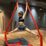 Daisy Shah Instagram - This ain’t no 🐒 bizzzness . . . #aerialsilks #daisyshah #hanginthere
