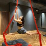 Daisy Shah Instagram - This ain’t no 🐒 bizzzness . . . #aerialsilks #daisyshah #hanginthere