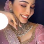 Eshanya Maheshwari Instagram - When you’re way too filmy, and you get to dress up as bride every month… 🙈🫶🏻 #guiltypleasure #bride #indianbride #bts #shoot #behindthescenes #esshanyamaheshwari #esshanya