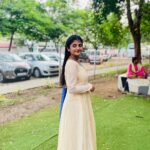 Gabriella Charlton Instagram - Had a great time at Salem for #vijaynatchathirakondaattam thank you @globalvillagers ✨ Outfit by @sdduniqueboutique_97 🤩