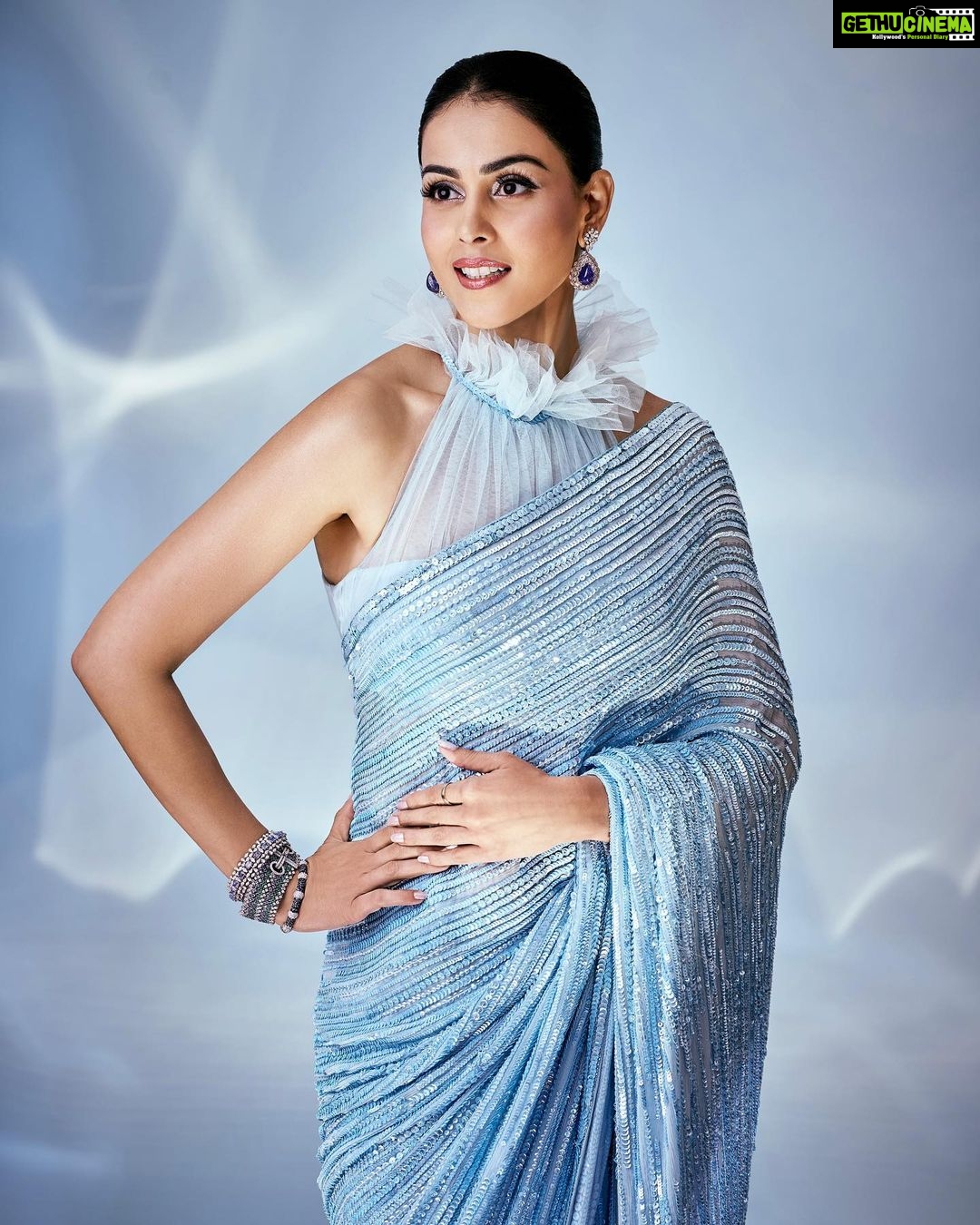 Genelia D'Souza Instagram - “If you stay ready, You don’t have to get ready” Saree - @manishmalhotraworld HMU - @beautybyaudreysangma Hair - @seemaphadtare35 Jewellery- @mahesh_notandass Styled by - @who_wore_what_when Photography-@rohanpingle