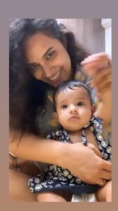 Hari Teja Instagram - My cheese burst 🥰🥰🥰 bhoomi naadi 🙈🙈 🧿🧿🧿🧿🧿