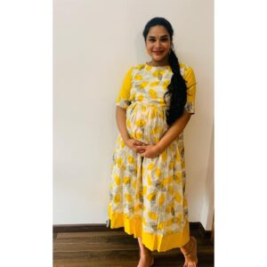 Hari Teja Instagram - I am in love with the maternity wear of @wearemeerabharadwaj!. Their designs are beautiful and the dresses are comfortable. The best part? You can wear them in pregnancy, for breastfeeding and even after your baby has weaned. Their patent pending design gives moms the freedom to nurse discreetly anywhere! Isn't that great? Definitely give them a try! Use coupon code HARITEJA to get Rs 100/- off on your first purchase at www.meerabharadwaj.com (valid during March '21 only).

#sustainablefashion #maternitygown #indianmaternitywear #maternitymaxi #maternityfashion #maternitydresses #feedingdress #nursingwear #freedomtofeed #smallbusiness #womenowned #womeninbusiness #womenwholead ❤️❤️