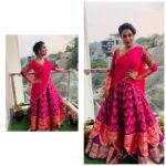 Hari Teja Instagram – Thank u so much @shipaliabhishek @vaishnavigoud26 for this pretty outfit ❤️ For the pre release event of Sarileru neekevvvaru 🥰🥰🥰🥰
