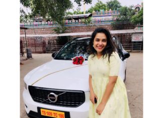 Hari Teja Instagram - Welcome home baby ❤️😍 #dreamcometrue #happiness @volvocars ❤️