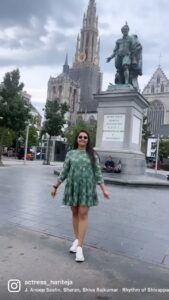 Hari Teja Instagram - Rhythm of shivappa from the streets of Belgium 🙈