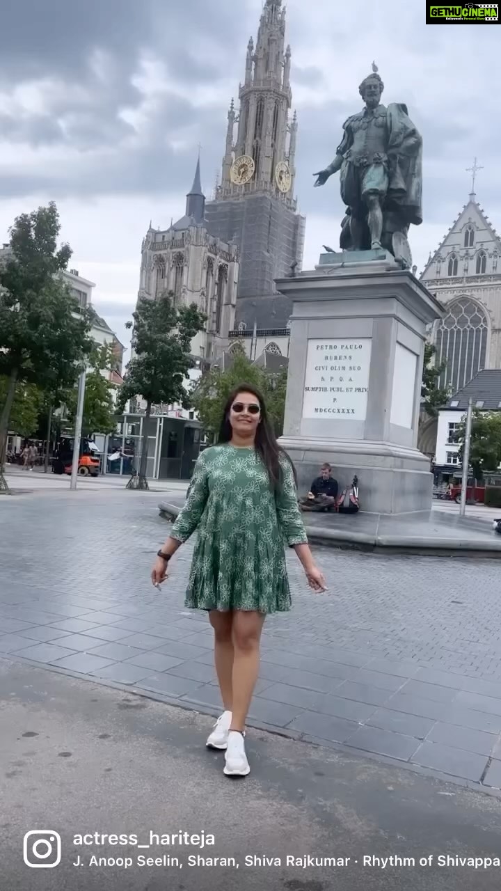 Hari Teja Instagram - Rhythm of shivappa from the streets of Belgium 🙈