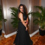 Hari Teja Instagram - About last night … Thank u Singapore for all the love u showered on me… I ❤️ u .. outfit: black + Gauri my fav combo🖤 @gaurinaidu 🤍. Pc: @mana.swetha17 ❤️