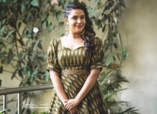 Hari Teja Instagram - For Today’s Super Singer🥰🥰 Don’t miss it only on @starmaa ❤️ Outfit by: @duta_couture Jewellery: @krishnas_joya_hyderabad PC: @sandeepgudalaphotography