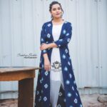 Hari Teja Instagram - Wearing @duta_couture for today’s Super singer ❤️ jewellery @krishnas_joya_hyderabad ❤️ PC: @sandeepgudalaphotography 😀😀