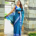 Himaja Instagram - Saree vibes 💙 💙💙💙💙💙💙💙💙💙💙💙💙💙Saree and jewellery by @yuva_creations #sareevibes #sareelove #saree #sareefashion