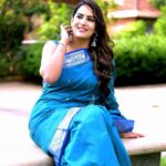 Himaja Instagram - Saree vibes 💙 💙💙💙💙💙💙💙💙💙💙💙💙💙Saree and jewellery by @yuva_creations #sareevibes #sareelove #saree #sareefashion