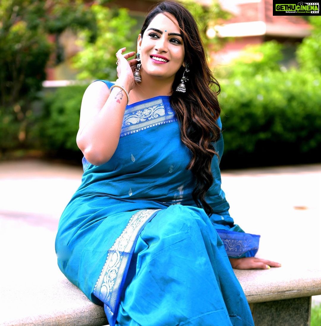 Himaja Instagram - Saree vibes π πππππππππππππSaree and jewellery by @yuva_creations #sareevibes #sareelove #saree #sareefashion