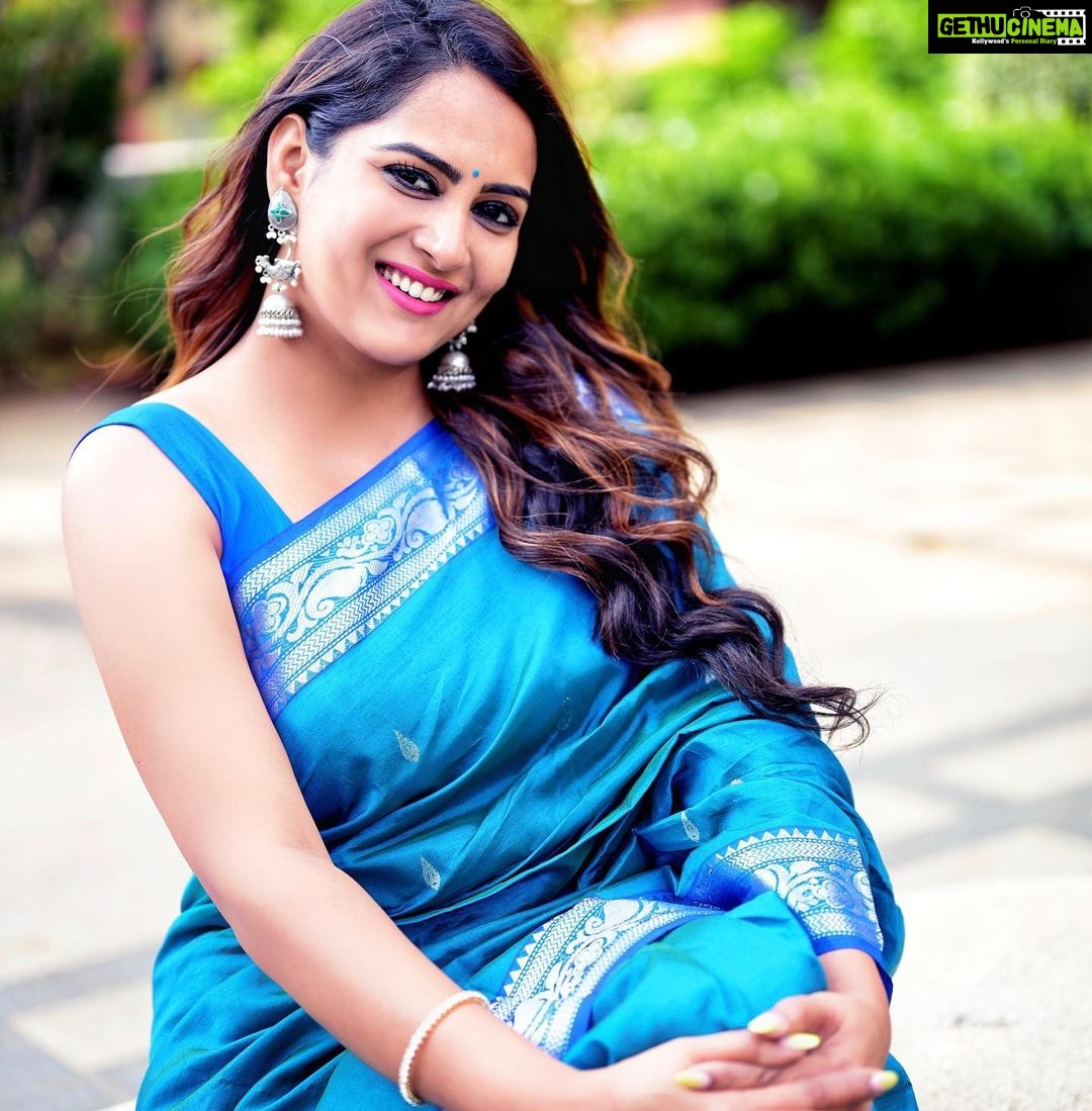 Himaja Instagram - Saree vibes π πππππππππππππSaree and jewellery by @yuva_creations #sareevibes #sareelove #saree #sareefashion