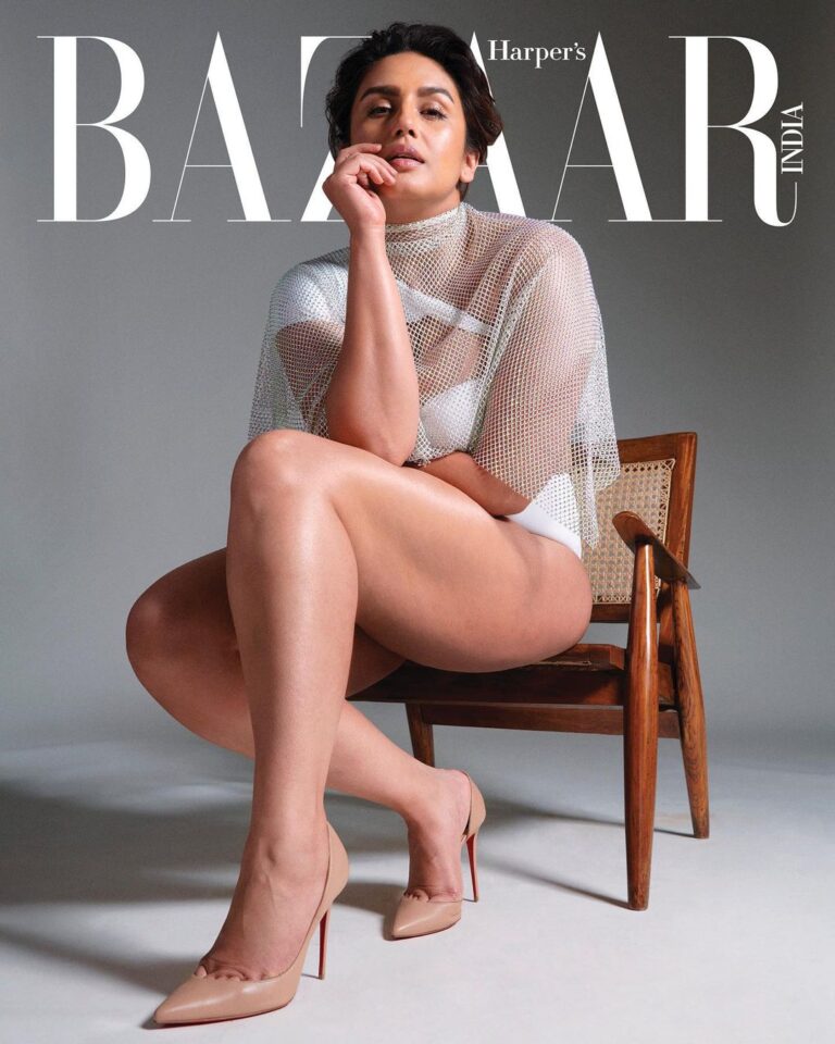 Huma Qureshi Instagram - “I cannot aspire to look like you or anyone else or some girl I see in a magazine, because that is not real. But I can aspire to look the best that I can. That’s what we all have to do.” ­­­­­– Huma Qureshi For The Body Issue, Bazaar India coverstar Huma Qureshi (@iamhumaq) reveals the power of pure acceptance…of herself, her dreams, and every inch of her body. Editor: Nandini Bhalla (@nandinibhalla) Photographs by: Tarun Vishwa (@tarun.vishwa) Styling: Styling: Pranay Jaitly and Shounak Amonkar (@pranayjaitly @shounakamonkar) Text by: Aashmita Nayar (@aashn) Hair and Make-up: Anu Kaushik (@kaushikanu) Fashion Assistants: Shubham Jawanjal (@d.shubham_j) and Ankur Pathak (@stylebyankur) Read the complete feature in the latest issue of Bazaar India. Huma is wearing the Crys Mesh Shawl, by Shivan & Narresh (@shivanandnarresh). Nargis One Shoulder Monikini, by Flirtatious (@flirtatious_india). Iriza Calf Heels, by Christian Louboutin (@louboutinworld).