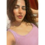 Iswarya Menon Instagram – Just flippin my wet hair 💜