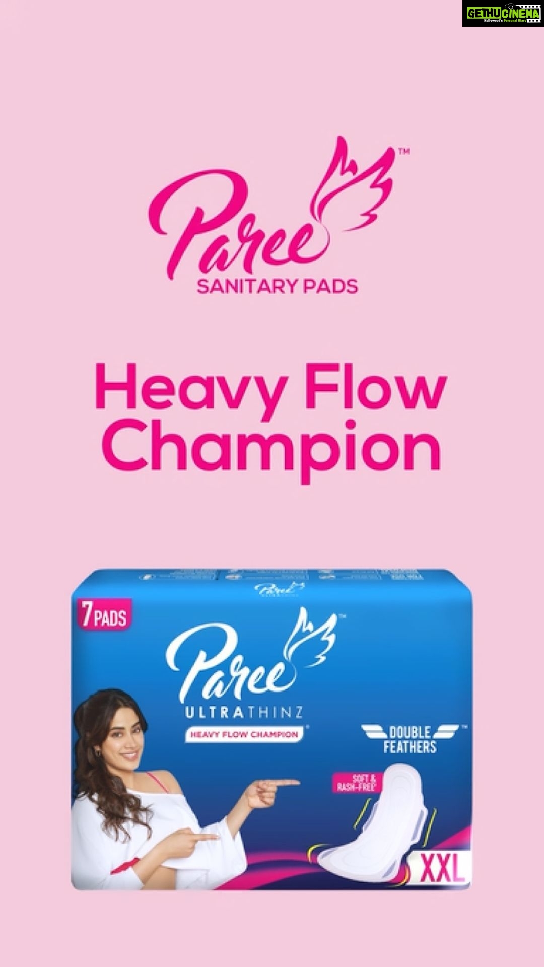 Janhvi Kapoor Instagram - “Iske Toh Par Nikal Aaye” Have you ever heard someone say that to you? When did spreading your wings and reaching for your dreams become wrong? With Paree Sanitary pads, I have learnt to own my wings and do what I love! Now it's your time to do the same! @pareegirl