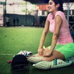 Janhvi Kapoor Instagram - Back to the grind 😅 #Mr&MrsMahi 🏏