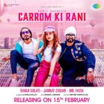 Jannat Zubair Rahmani Instagram - Get Ready To Fall in Love With Carrom Ki Rani Ft @jannatzubair29 @mr_faisu_07 @ramjigulatiofficial Releasing on @saregama_official  a film By @unitedwhiteflag @akkhuur333 @officialmooddy @f1digitals