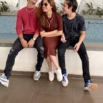 Jannat Zubair Rahmani Instagram - They know how to lift my mood😁 @ayaanzubair_12 @thesiddharthnigam