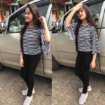 Jannat Zubair Rahmani Instagram – Original Candid VS Not so Original Candid 🙈 #nofiltermornings