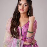Jannat Zubair Rahmani Instagram - Kulche Chole promotions Day 3 💖 Styled by @anusoru Wearing @maayera_jaipur Chandigarh, India