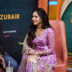 Jannat Zubair Rahmani Instagram - Kulche Chole promotions Day 3 💖 Styled by @anusoru Wearing @maayera_jaipur Chandigarh, India