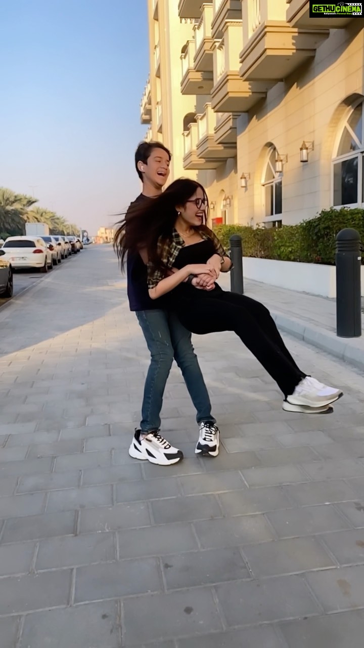 Jannat Zubair Rahmani Instagram - My baby brother all grown up 🤍🤗 Dubai, United Arab Emiratesدبي