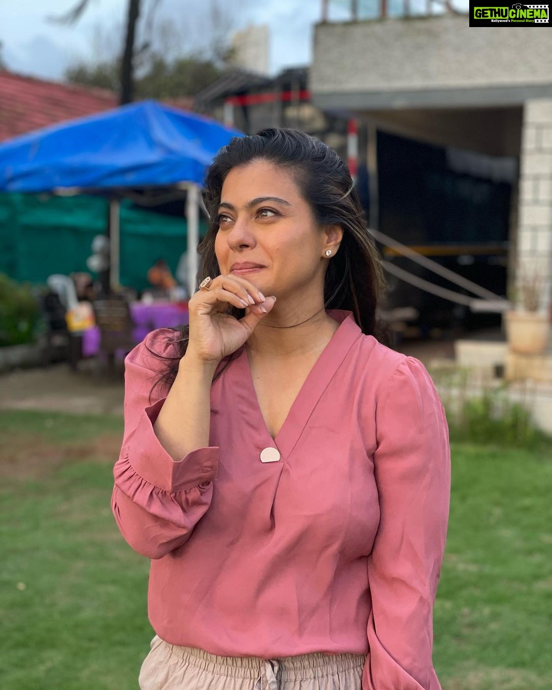 Kajol Instagram - 7 moods for the 7 days of the week .. starting with Friday off course 😜.. rotate and repeat ! ( ignore the blue tarp at the back )