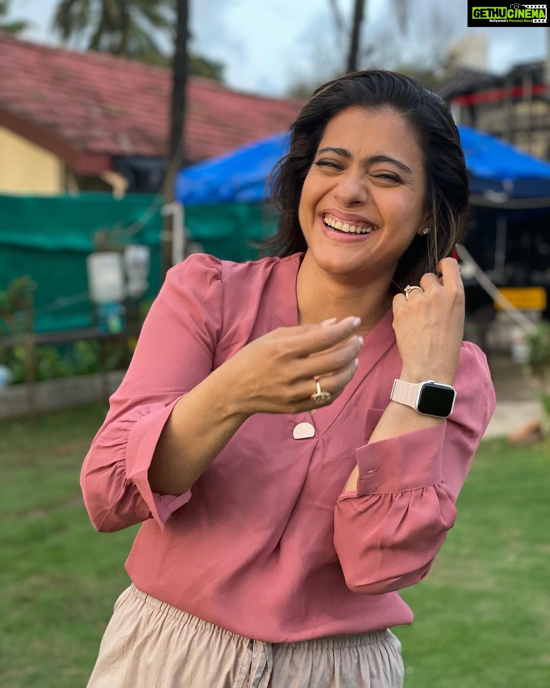 Kajol Instagram - 7 moods for the 7 days of the week .. starting with Friday off course 😜.. rotate and repeat ! ( ignore the blue tarp at the back )