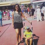 Kaniha Instagram - TBT at @universalorlando when I managed to fit my lil big boy into the stroller.. When I was more amused than my 4 year old 😛😛 #tbt #orlandouniversalstudios #kaniha