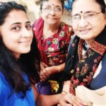 Kaniha Instagram - With my mom and mom in law❤ Had taken them for their doctor visits.. What truly touched my heart was the conversation they shared..although in so much pain coz of their health,they cracked jokes,laughed and put a big smile on my face 🤗 Worries tensions,stress,problems will never cease. At every age, at every stage we have new set of challenges to face and solve.. "Never break down" coz there are few dear ones who look upto you. #bestrong #behappy Chennai, India