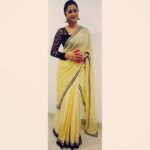 Kaniha Instagram - Watch your thoughts,they become words Watch your words,they become actions Watch your actions,they become habits Watch your habits they become character Watch your character, it becomes your Destiny ❤ #thinkpositive #positivevibes This gorgeous Two piece saree and full sleeve netted blouse by @smithsdesigner 🤗 Chennai, India