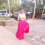Kaniha Instagram - The color Pink makes everything look pretty effortlessly❤ #breezy #lehenga #loveforpink #kaniha #kdl #Kerala #Mollywood #amritatv #prettyinpink @alfelam_ Trivandrum, India