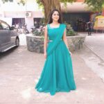 Kaniha Instagram - Feeling pretty in this beautiful Green lehenga by @laagire For #kdl #kaniha #amritatv #lehenga #lehengalove Trivandrum, India