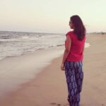 Kaniha Instagram - Staring into the horizon..so near yet so far.. Lost in my own thoughts.. #beach #ecr ECR Beach, Chennai