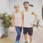 Kaniha Instagram – Was great to train under you after 15 years.
We started where we left.
Looking forward to reaching fitness goals under your guidance. 🙂🙃
@ajitshetty_score @score_clubs
#scoregym #fitnessgirl 
#fitnessfirst Score Clubs