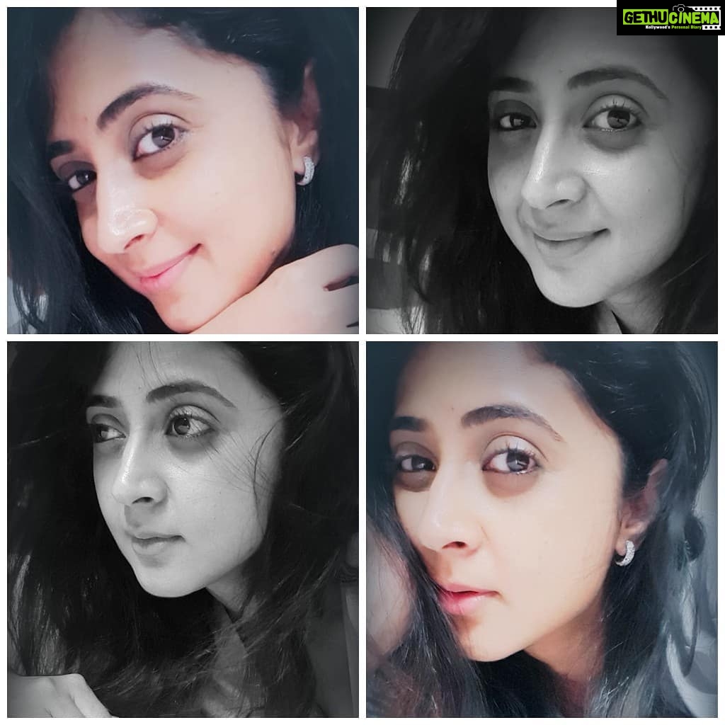 Kaniha Instagram - "A flower never competes with another flower, It just blooms" #monochrome #colour #collage #kaniha